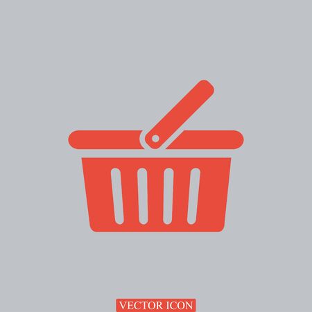 basket icon, vector best flat iconのイラスト素材