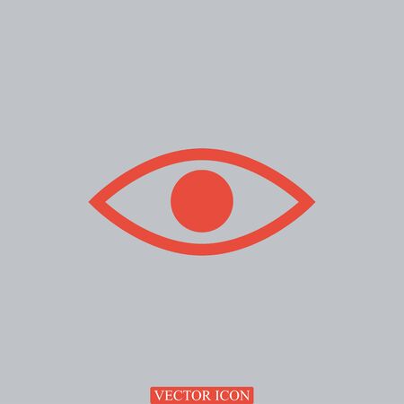 eye icon, vector best flat iconのイラスト素材