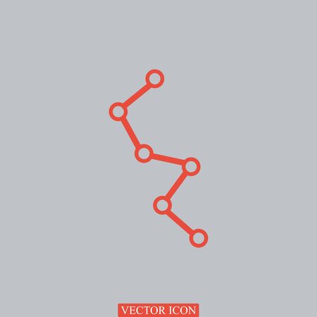 diagram icon, vector best flat iconのイラスト素材