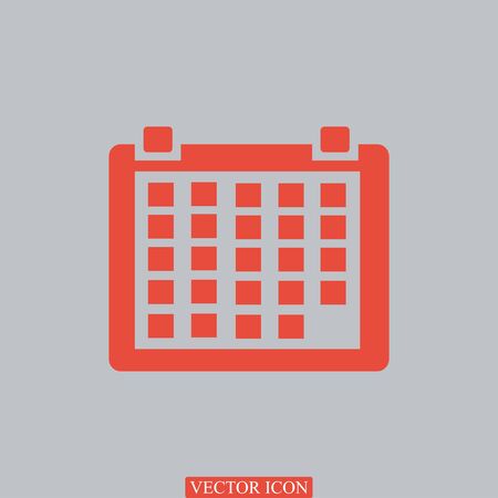 calendar icon, vector best flat iconのイラスト素材
