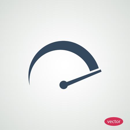 speedometer iconのイラスト素材