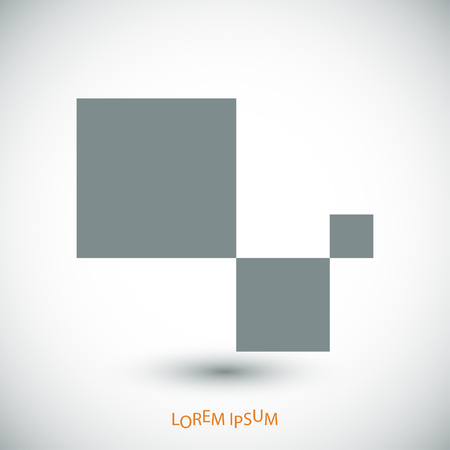 cubes icon, vector best flat iconのイラスト素材
