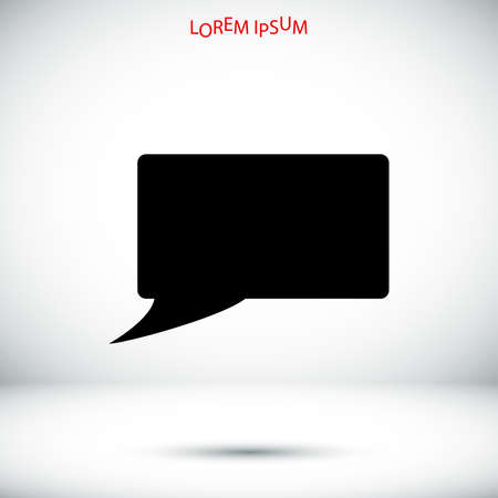 Speech bubble icon, vector best flat icon,のイラスト素材