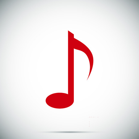 Music note vector icon, vector best flat iconのイラスト素材