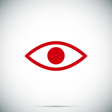 eye icon, vector best flat iconのイラスト素材