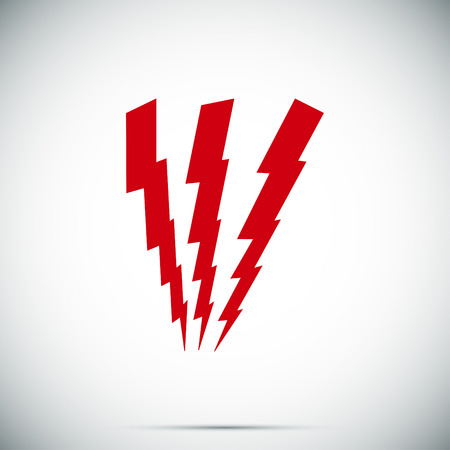 lightning icon, vector best flat iconのイラスト素材