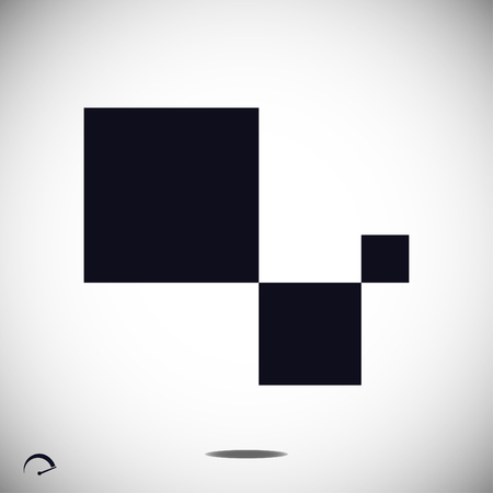 cubes icon, vector best flat iconのイラスト素材