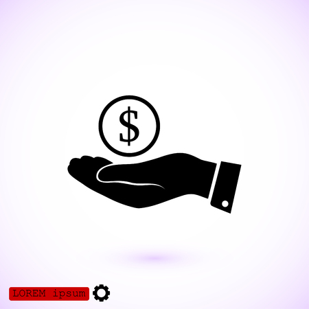 Save money icon, vector best flat icon.のイラスト素材