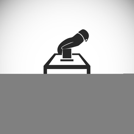 vot ballot icon, vector best flat icon, EPSのイラスト素材