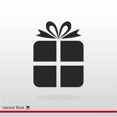 gift icon, vector best flat icon, EPSのイラスト素材