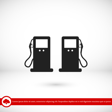 gas icon, vector best flat icon, EPSのイラスト素材