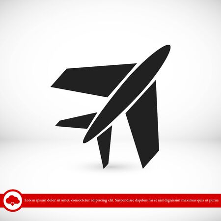 plane icon, vector best flat icon, EPSのイラスト素材