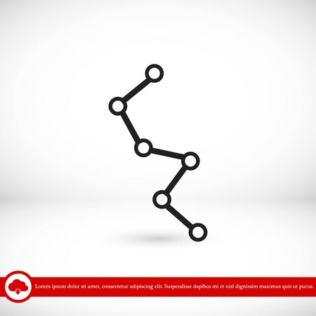 Diagram icon, vector best flat iconのイラスト素材