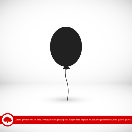 balloon icon, vector best flat icon, EPSのイラスト素材