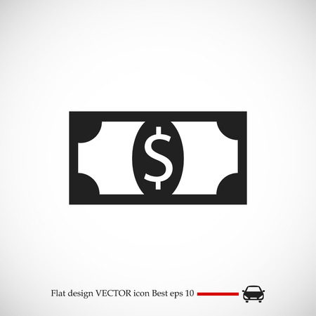 money icon, vector best flat icon, EPSのイラスト素材