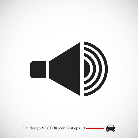 speaker icon, vector best flat icon, EPSのイラスト素材