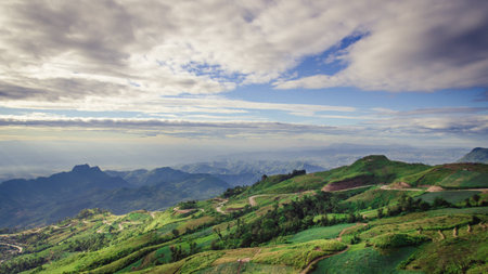 Morning at Phutapberk, Petchaboon, Thailand