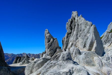 autumn japan alps sceneryの写真素材