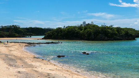 okinawa beachの写真素材