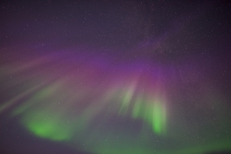 Aurora borealis in Brooks Rangeの写真素材