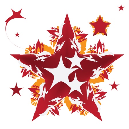 Star design illustrationのイラスト素材