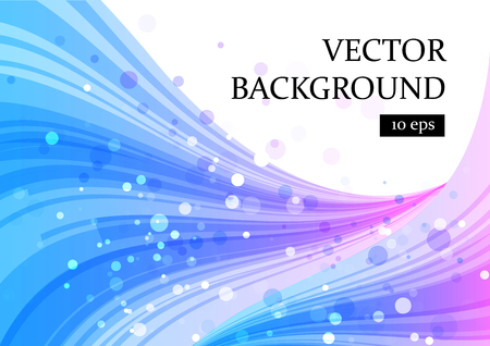 Abstract blue and purple on white, curve smooth shapes, vector illustrationのイラスト素材