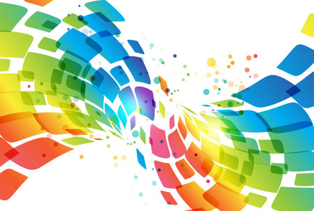 Colorful abstract patternのイラスト素材