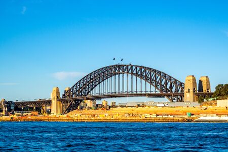 New harbor Bridge, Sydney, Australiaの写真素材