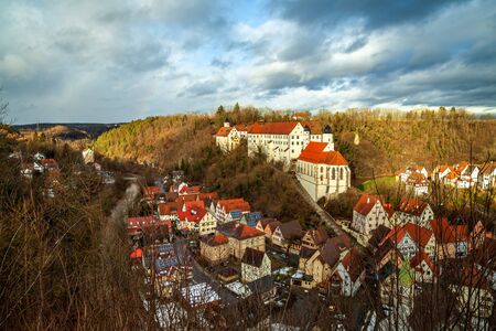 Castle in Haigerloch, Germanyの写真素材