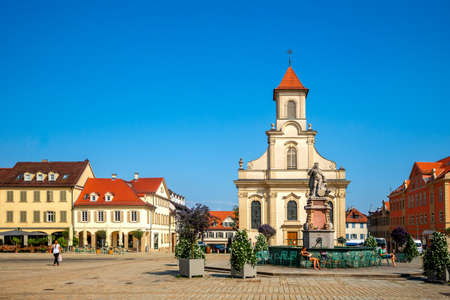Market in Ludwigsburg, Germanyのeditorial素材