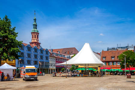 Market in Offenburg, Germanyのeditorial素材