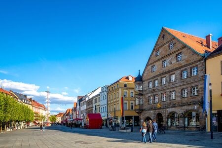 Historical city of Bayreuth, Germanyの写真素材