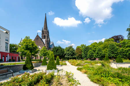 Church, Bad Nauheim, Germanyのeditorial素材