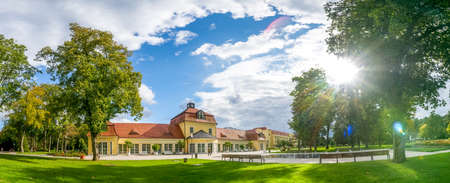 Public Garden, Bad Hersfeld, Germanyのeditorial素材