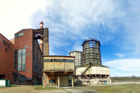 Power plant, Plessa, Germanyのeditorial素材