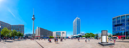 Alexanderplatz, Berlin, Germanyのeditorial素材