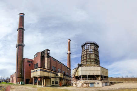 Power plant, Plessa, Germanyのeditorial素材