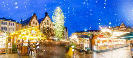 Christmas Market, Frankfurt am Main, Germanyのeditorial素材