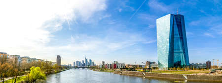 European Central Bank, Frankfurt am Main, Germanyのeditorial素材
