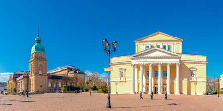 State Archives, Museum, Darmstadt, Germanyのeditorial素材