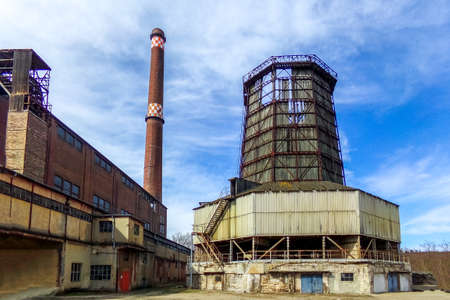 Power plant, Plessa, Germanyのeditorial素材