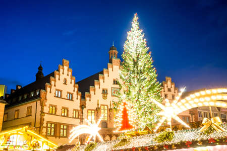 Christmas Market, Frankfurt am Main, Germanyのeditorial素材