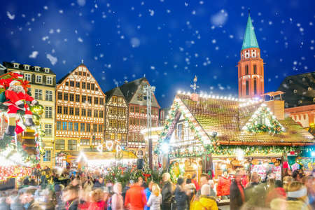 Christmas Market, Frankfurt am Main, Germanyのeditorial素材
