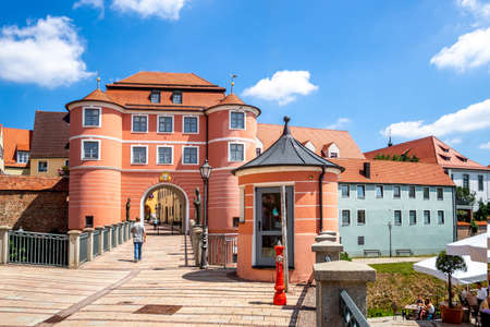 Rieder Tor, Donauwoerth, Germanyのeditorial素材