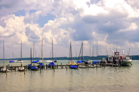 Altmuehlsee, Gunzenhausen, Germanyのeditorial素材