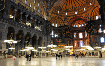 Hagia Sophia in Istanbul, Turkeyのeditorial素材