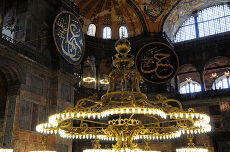 Hagia Sophia in Istanbul, Turkeyのeditorial素材