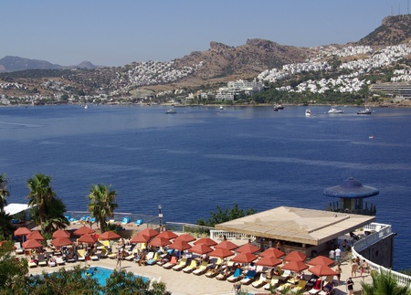 On the sea in Turkishの写真素材