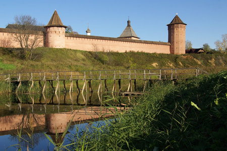 Monastery in Suzdal. Gold ring of Russia