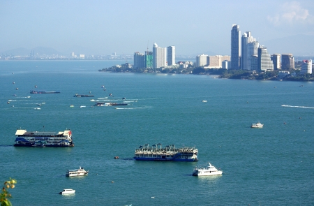 Views of Pattaya from a high point, Thailandのeditorial素材